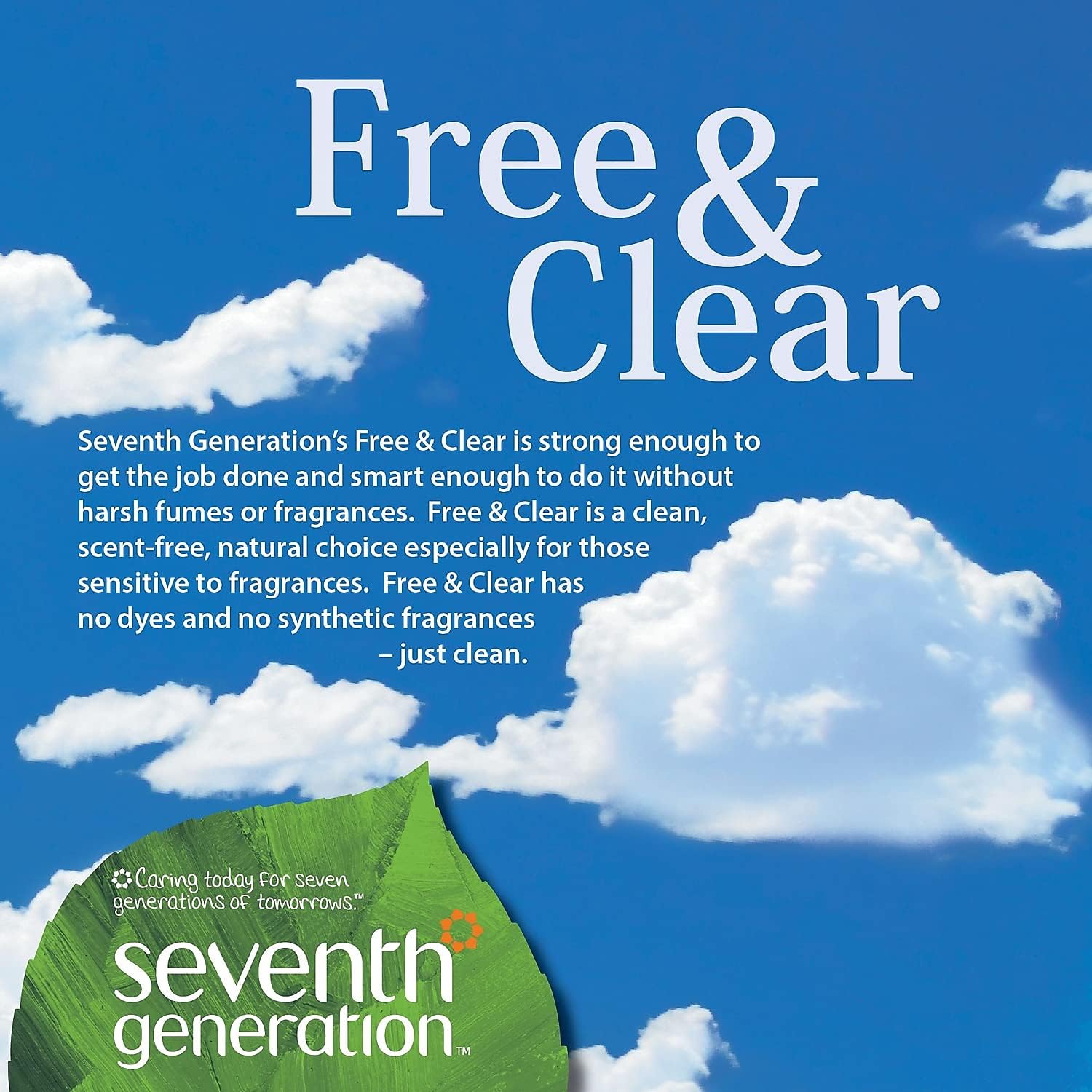 Free & Clear Laundry Fabric Softener Liquid