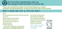 Free & Clear Baby Wipes with Flip Top Dispenser, 768ct (12 Packs of 64)