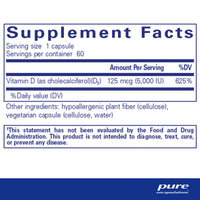 Vitamin D3, 60 Servings