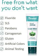 Cool Mint Fluoride-Free Toothpaste for Kids - 2 Pack