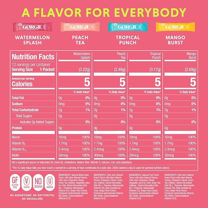 Energy Drink Pouches - Bestsellers Variety 12 Pack