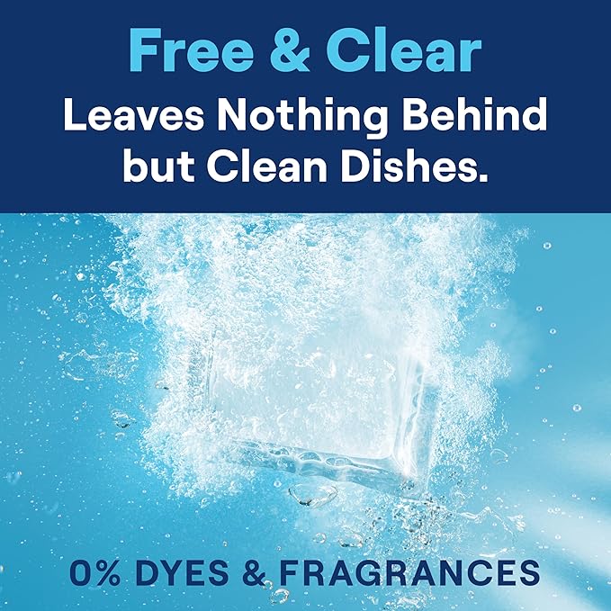 Free & Clear Dishwasher Detergent Packs - 6 Pack