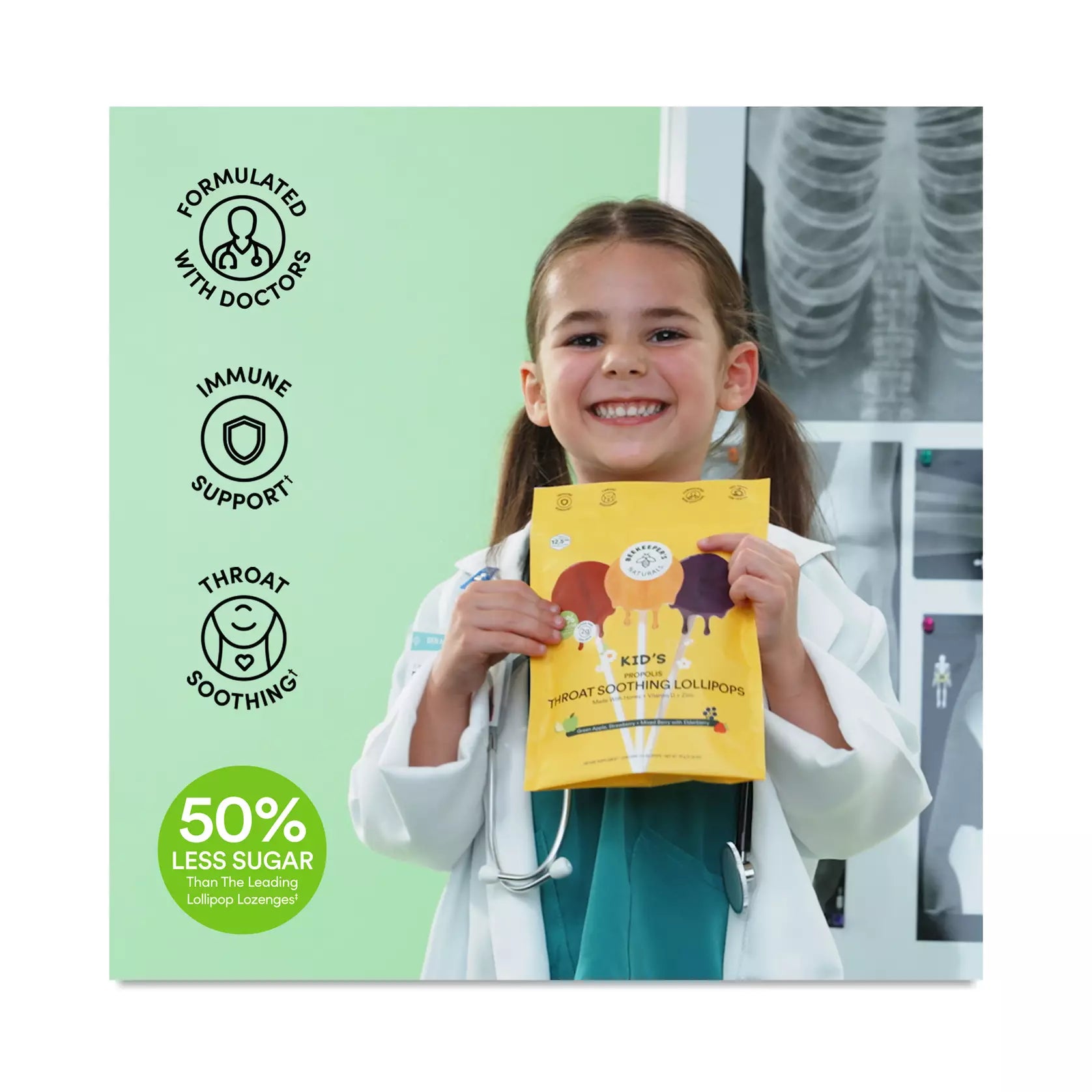 Kids Throat Soothing Lollipops