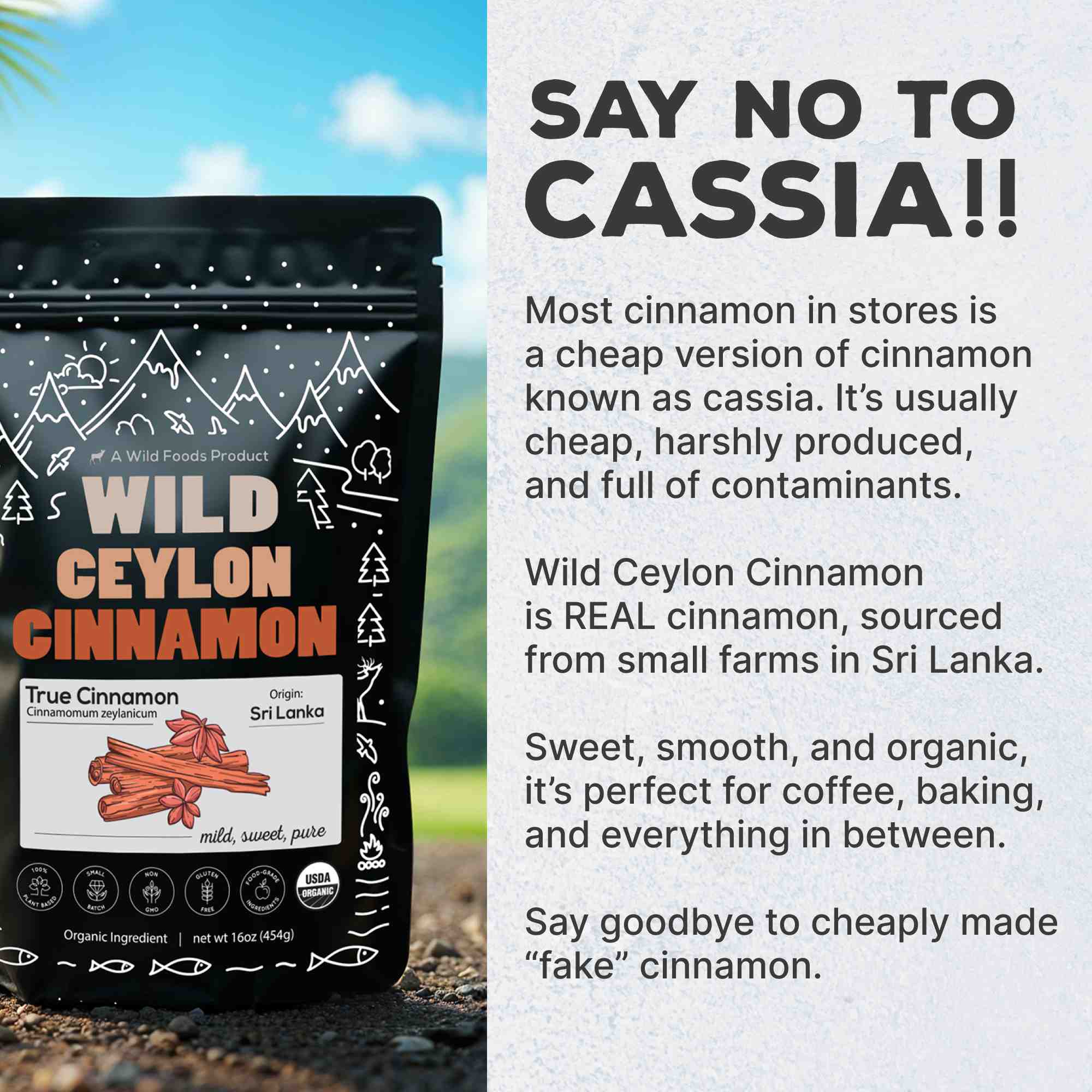 Organic Ceylon Cinnamon Powder