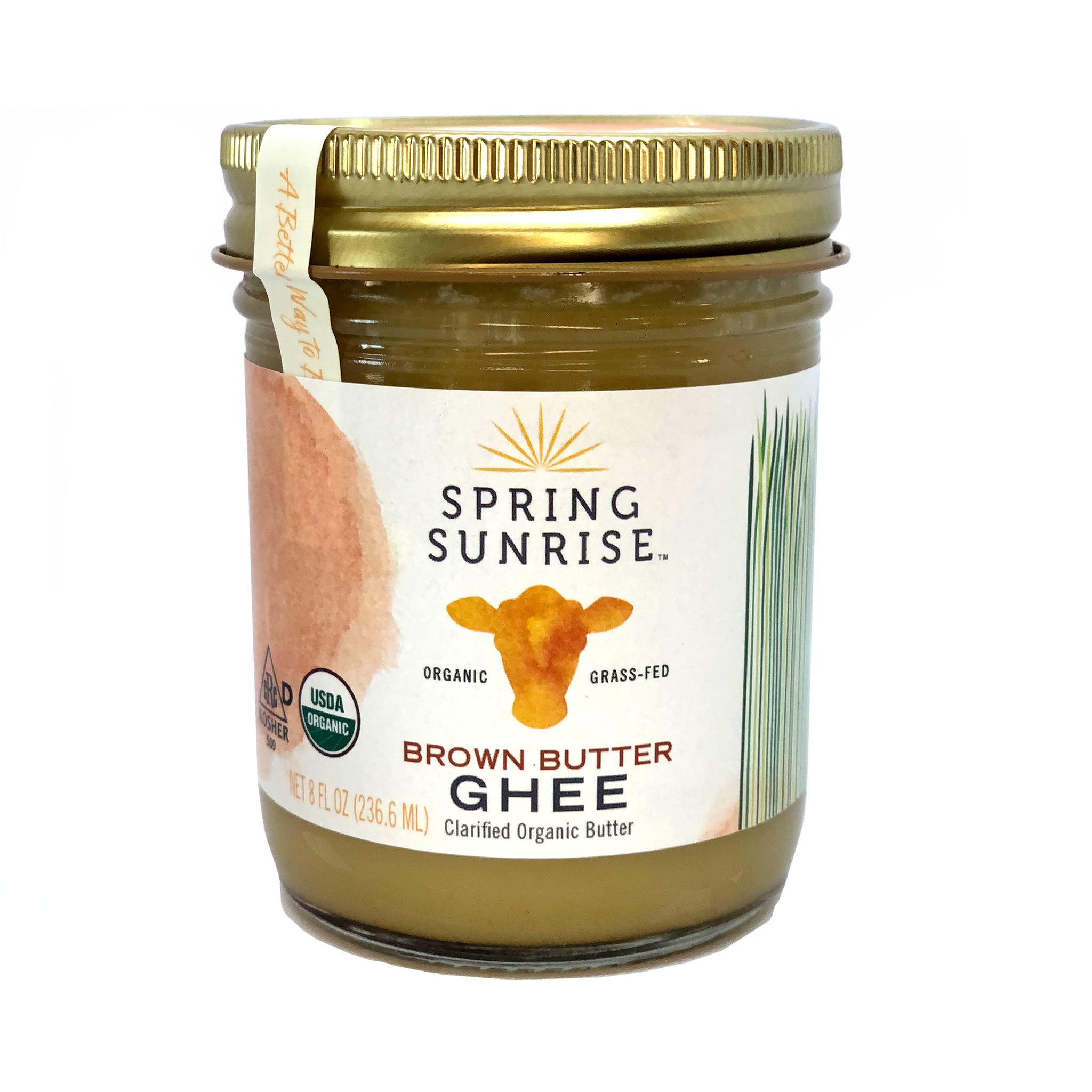 Organic Grass-Fed Brown Butter Ghee