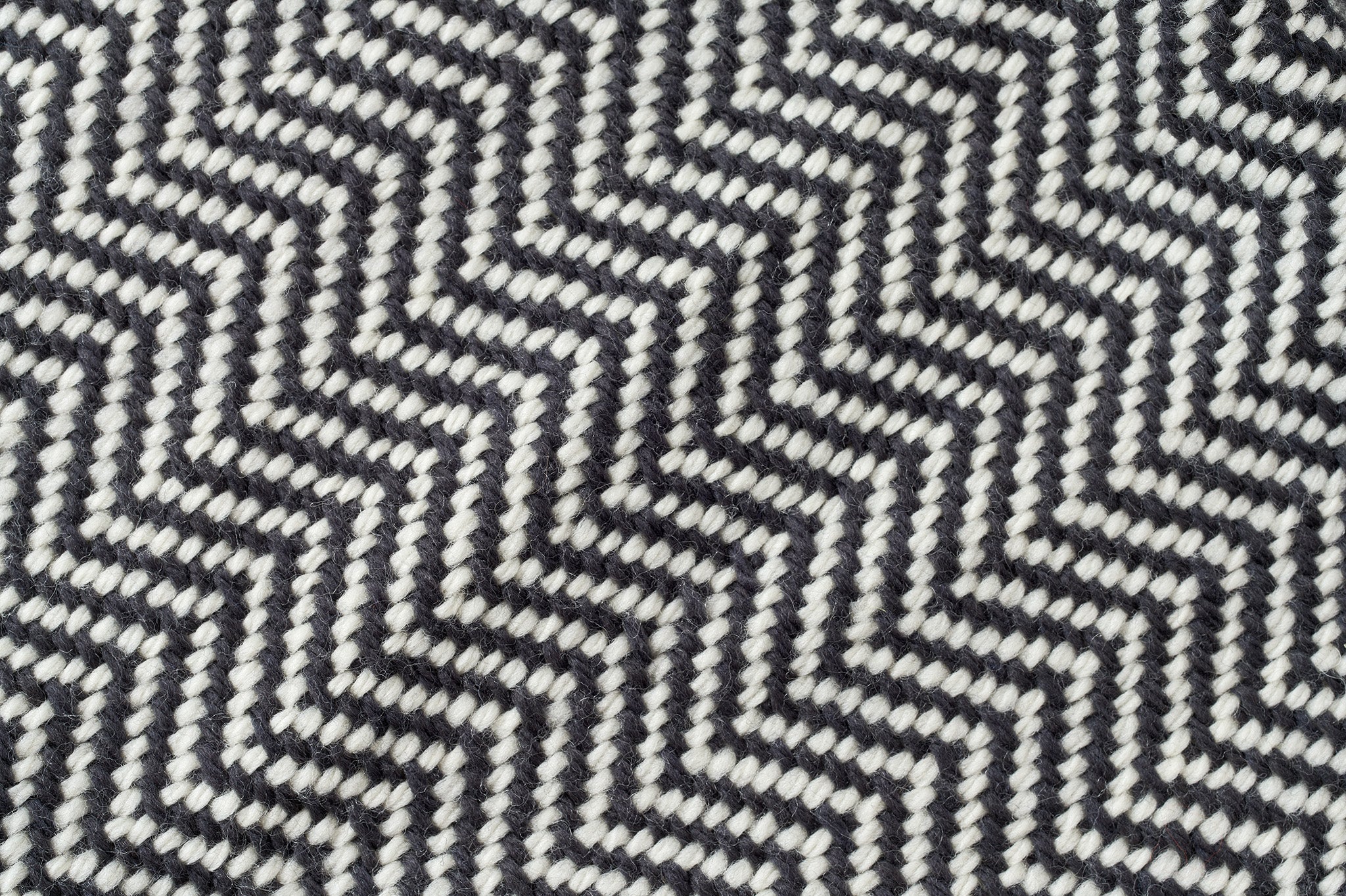 Chevron Pattern Soft Wool Throw Blanket