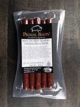 Bison Snack Stick - Jalapeno Cheddar - Uncured