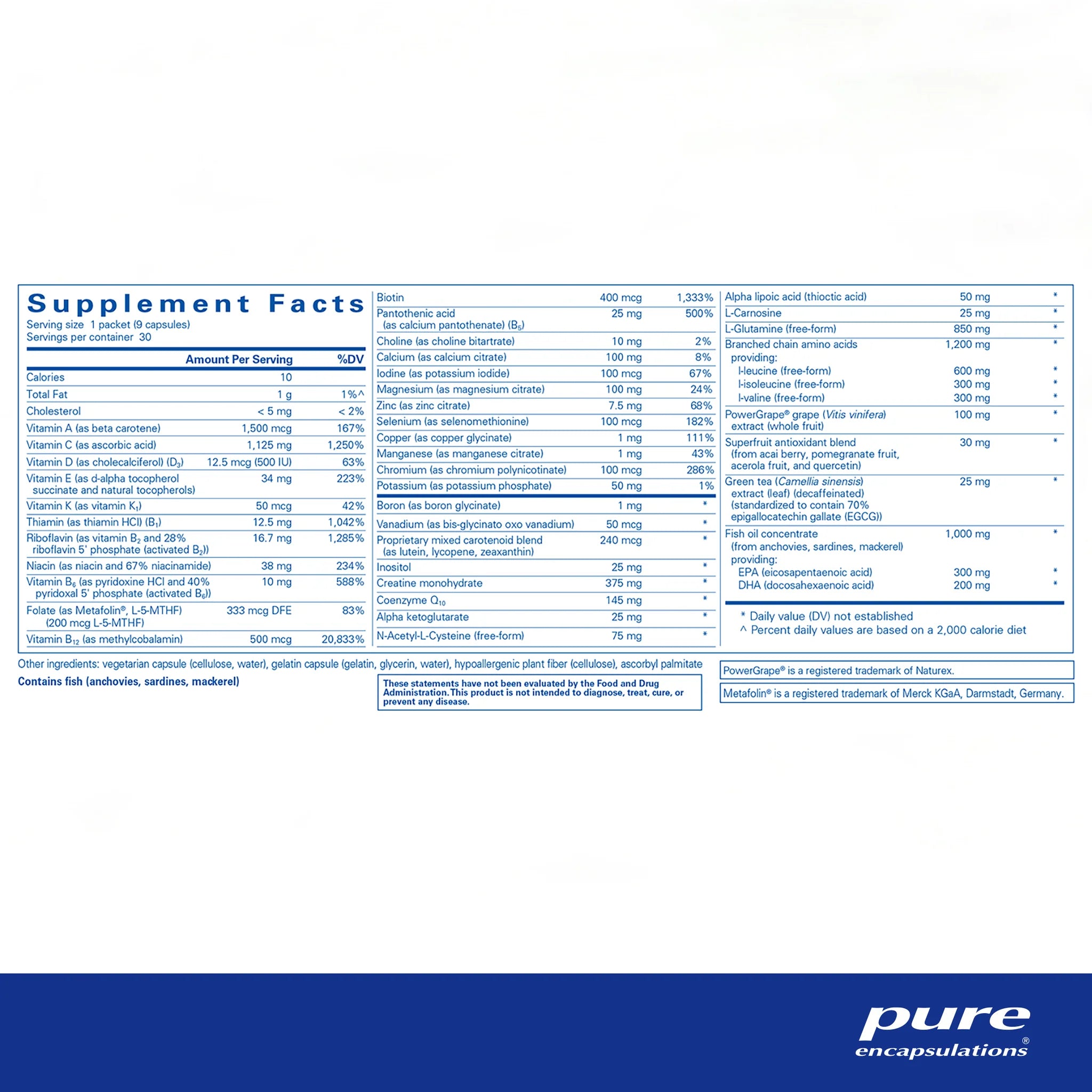 Athletic Pure Pack, 30 Servings