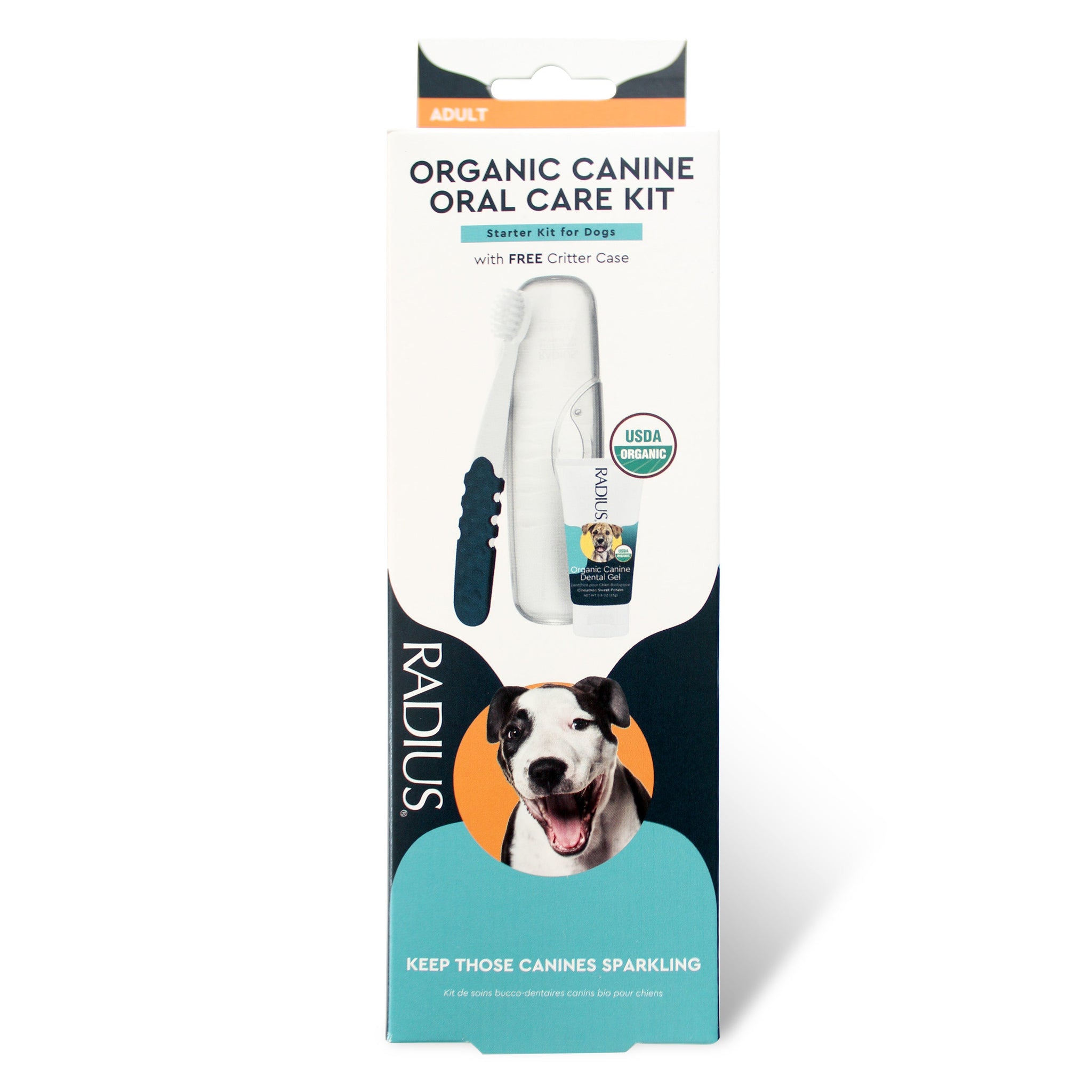 Organic Canine Dental Kit with FREE Critter Case