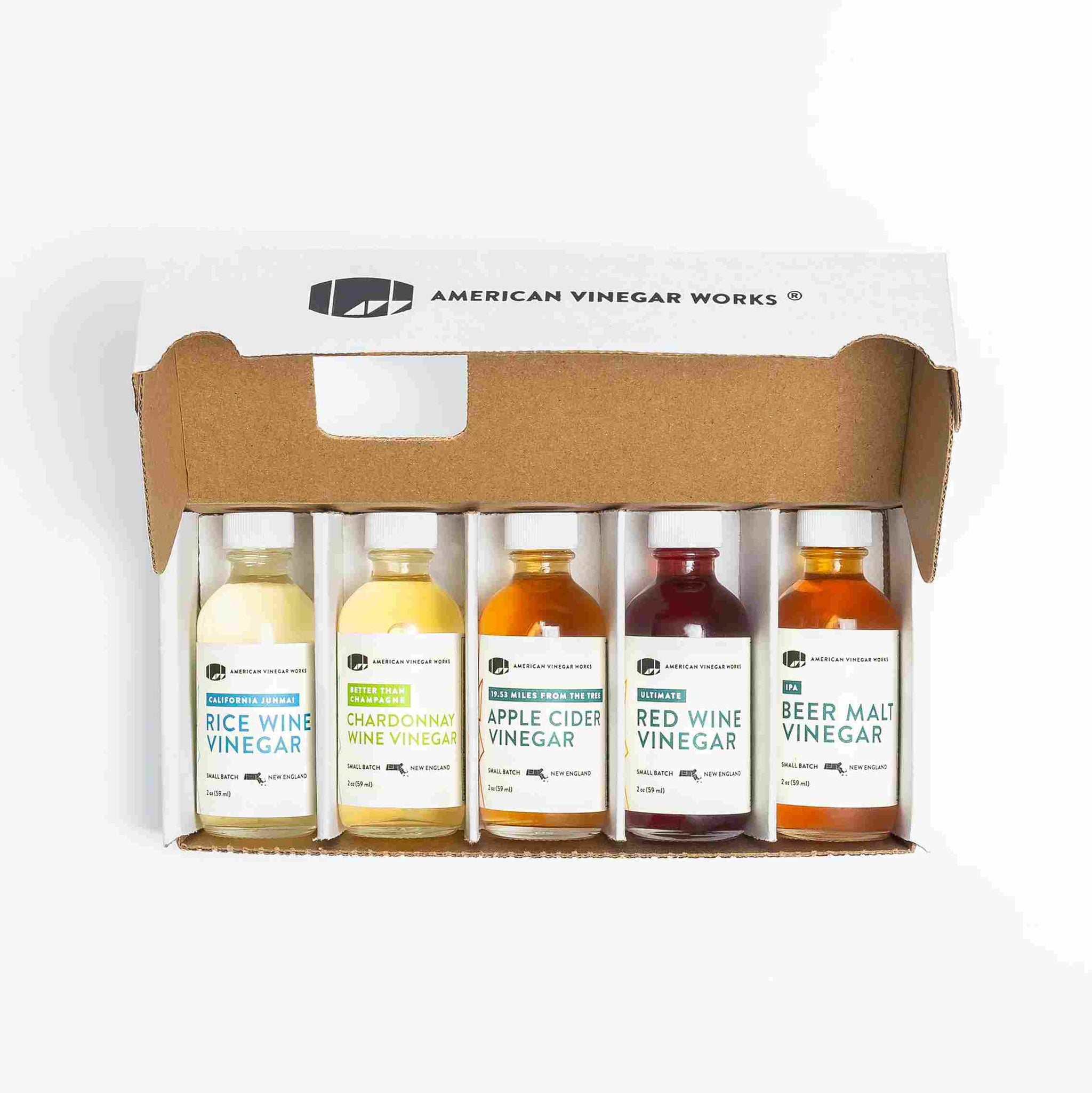 Essentials Plus Vinegar Sampler Size Pack (5 Bottles)