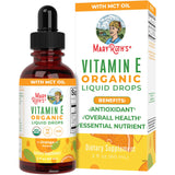 Organic Orange Vitamin E Liquid Drops, 60 Servings