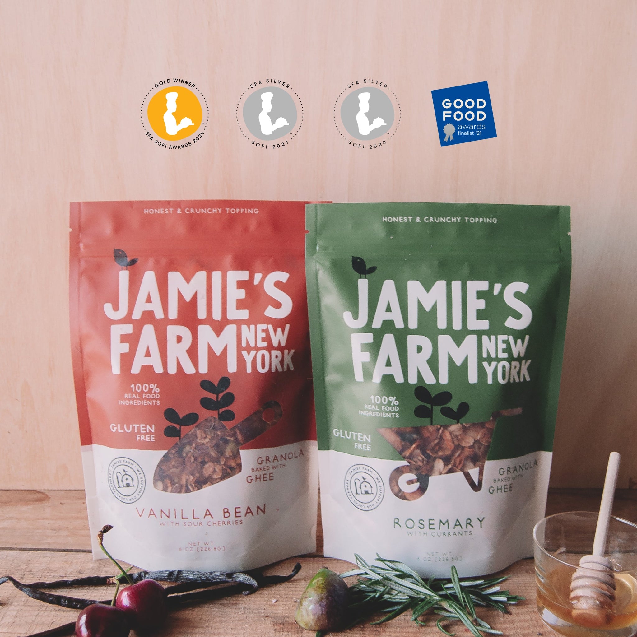 Jamie's Award-Winning Granola Duo