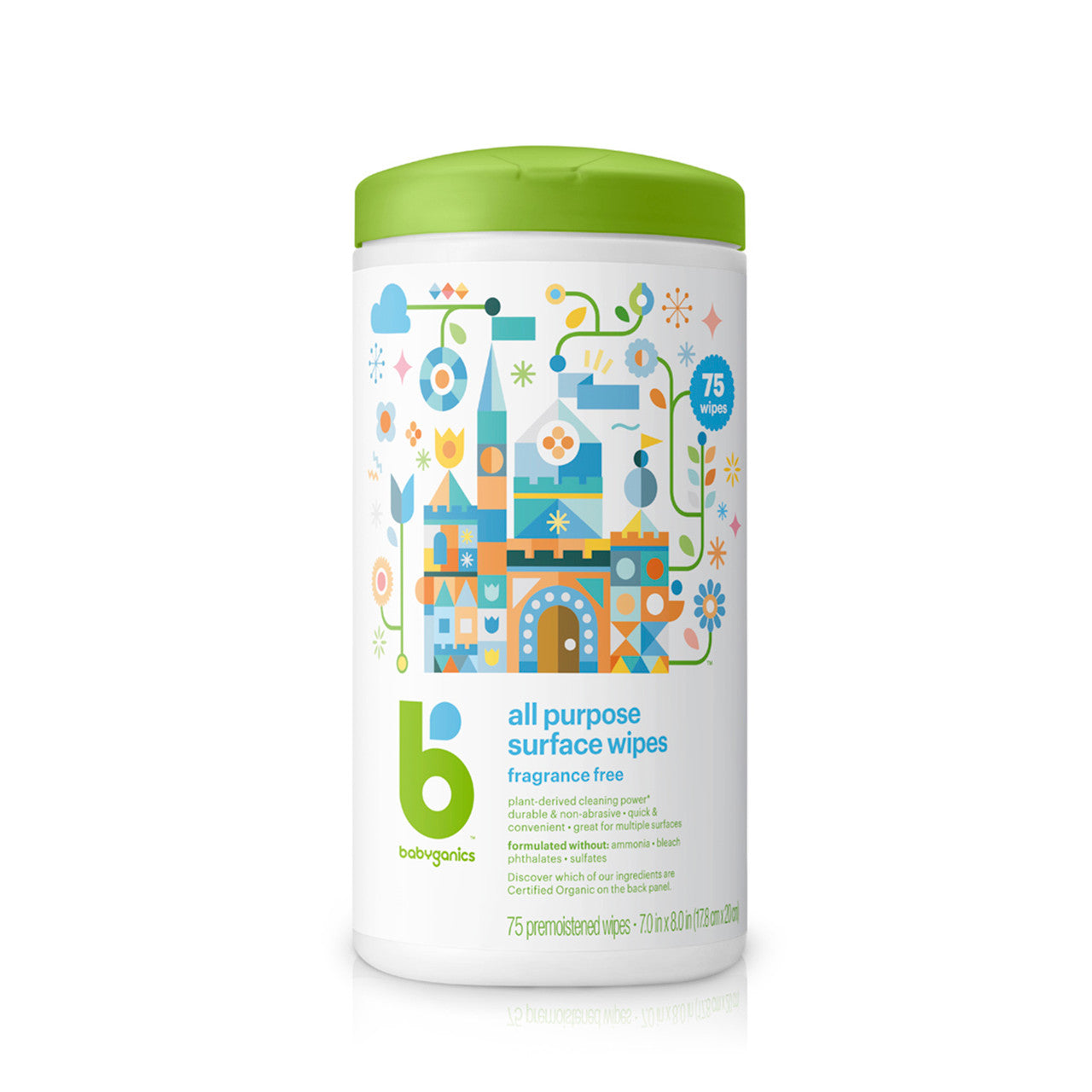 All Purpose Fragrance-Free Surface Wipes, 75 ct