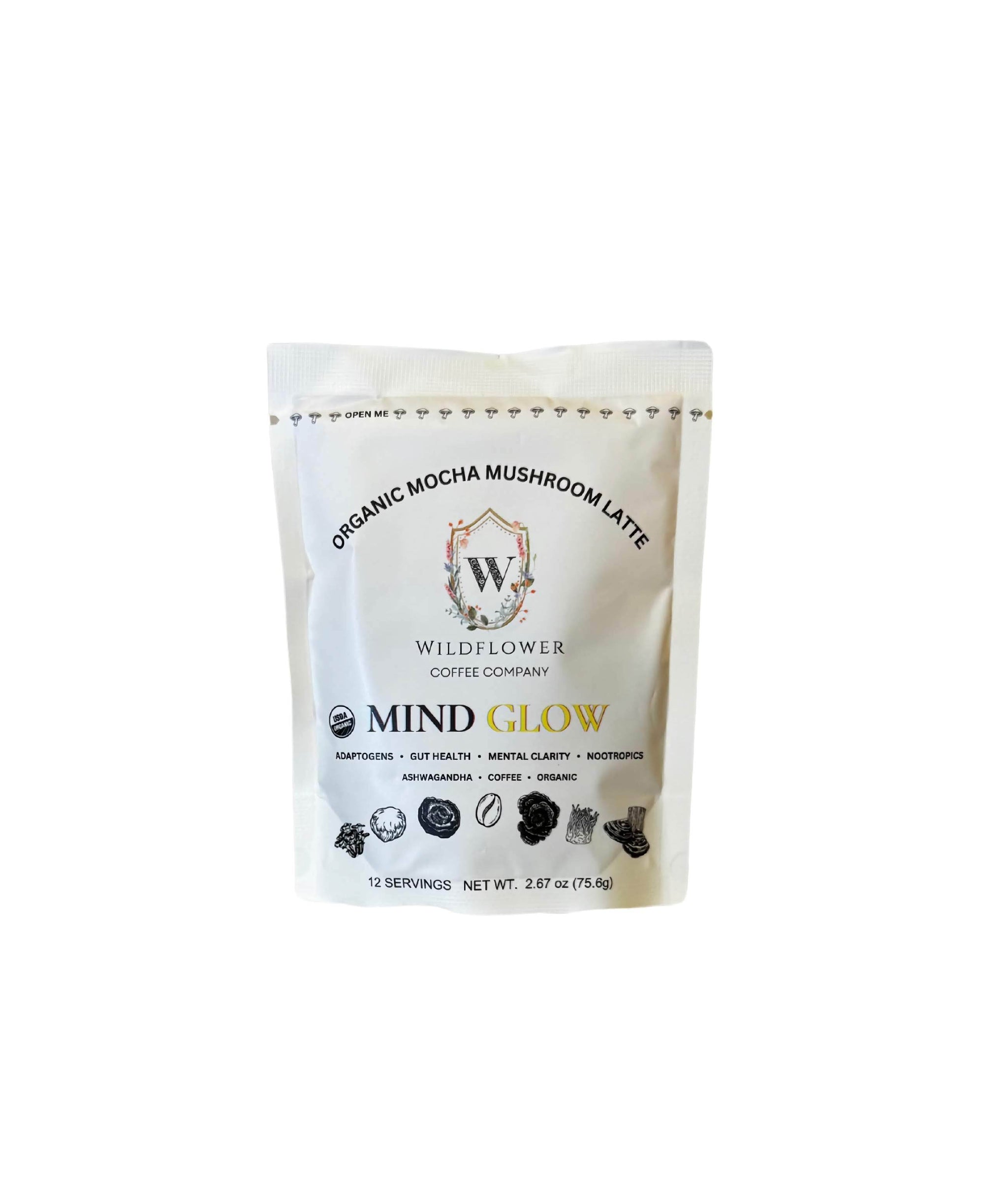 Mind Glow Organic Mushroom Coffee
