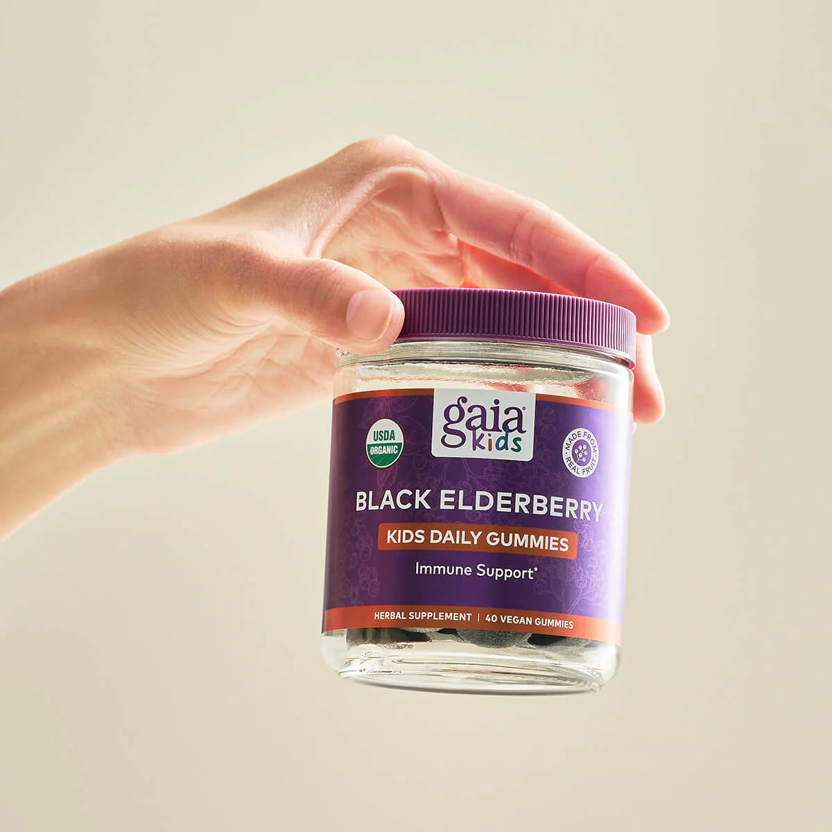 Kids Black Elderberry Daily Gummies, 40 Servings