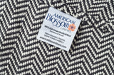 Chevron Pattern Soft Wool Throw Blanket