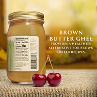 Organic Grass-Fed Brown Butter Ghee