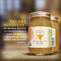 Organic Grass-Fed Brown Butter Ghee