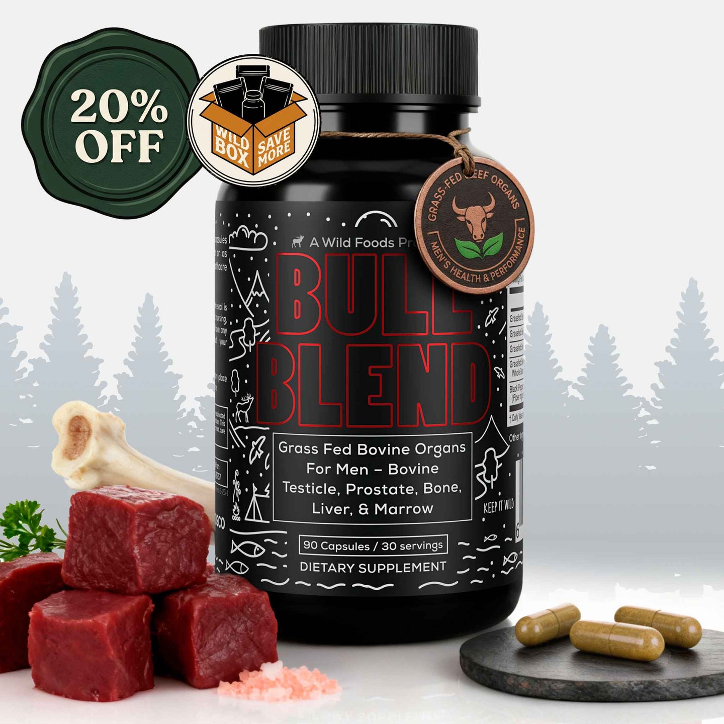 Bull Blend – Natural Male Hormone & Energy Support