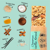 Cinnamon Vanilla Almond Granola Bars