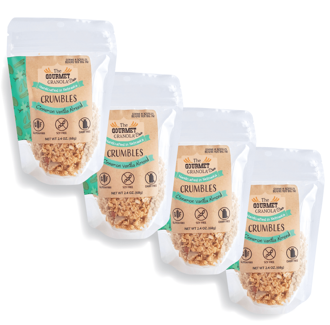 Cinnamon Vanilla Almond Crumbles