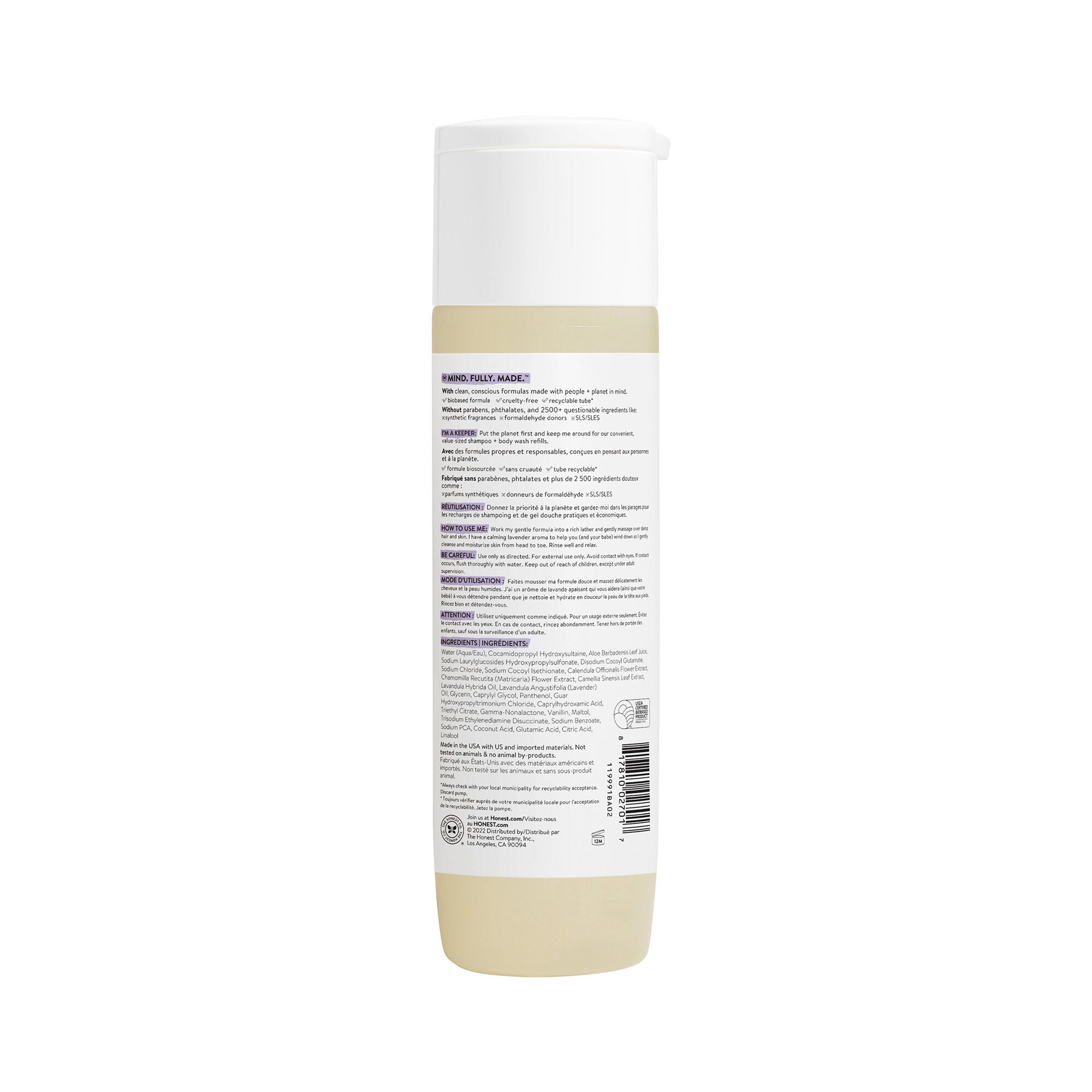 Calm Lavender Shampoo + Body Wash