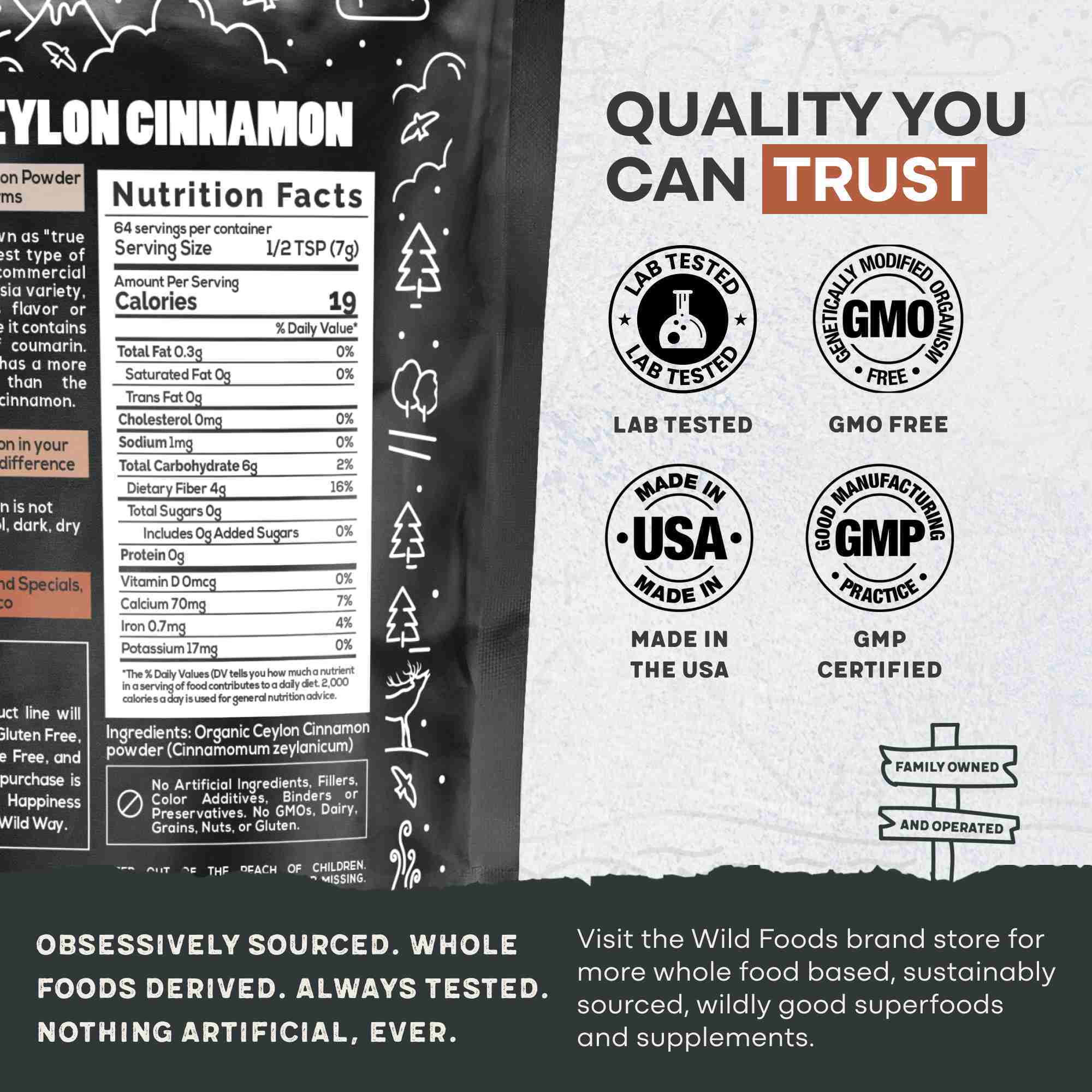 Organic Ceylon Cinnamon Powder