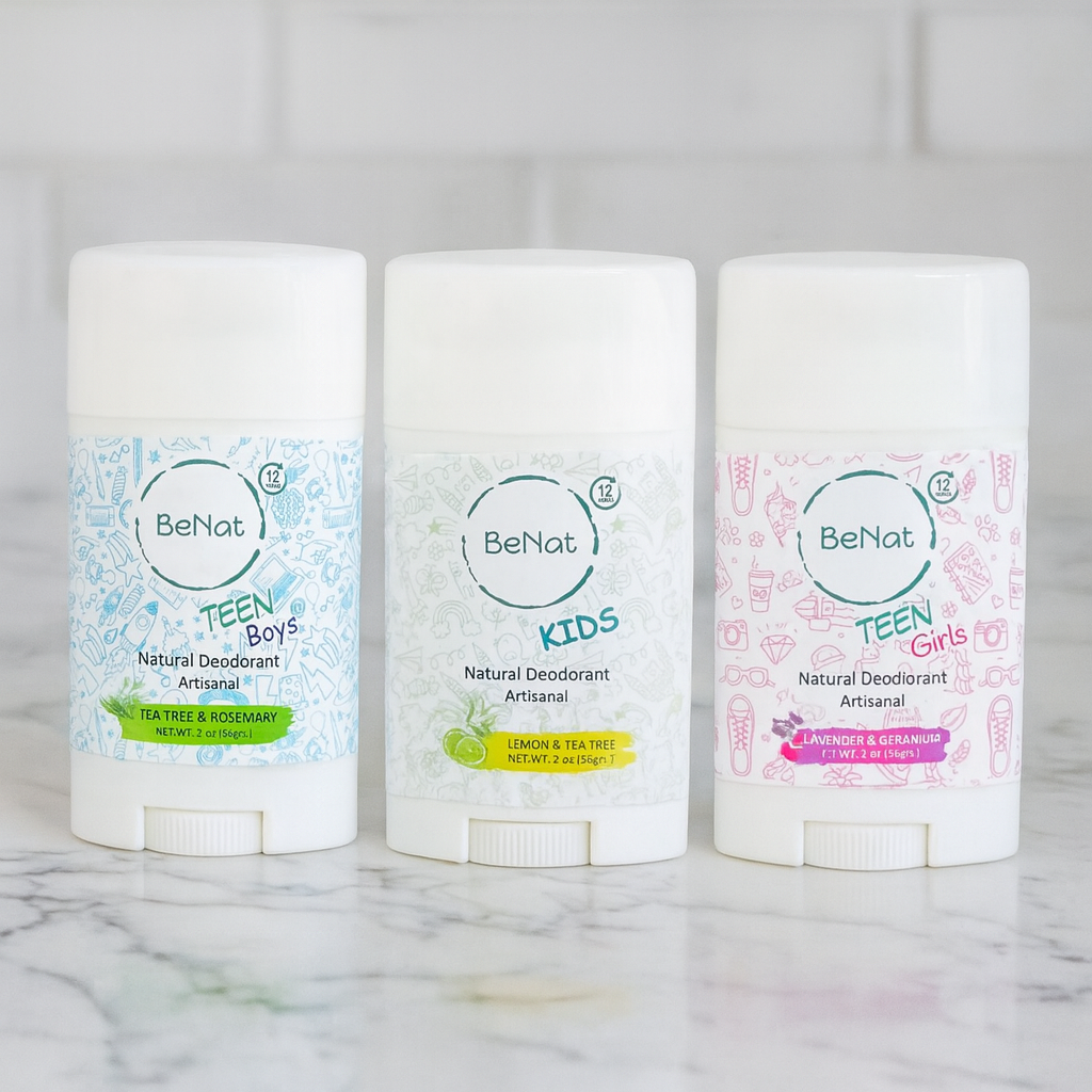 All-Natural Deodorants for Kids & Teens - 2 Pack