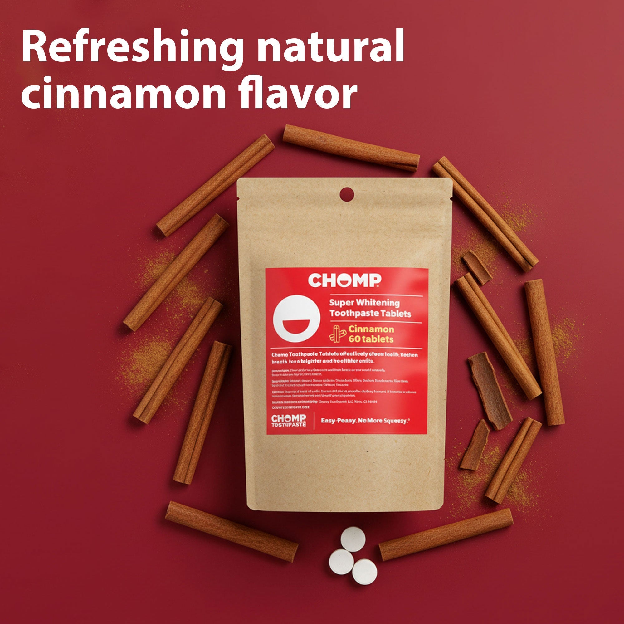 Super Whitening Cinnamon Toothpaste Tablets Refill