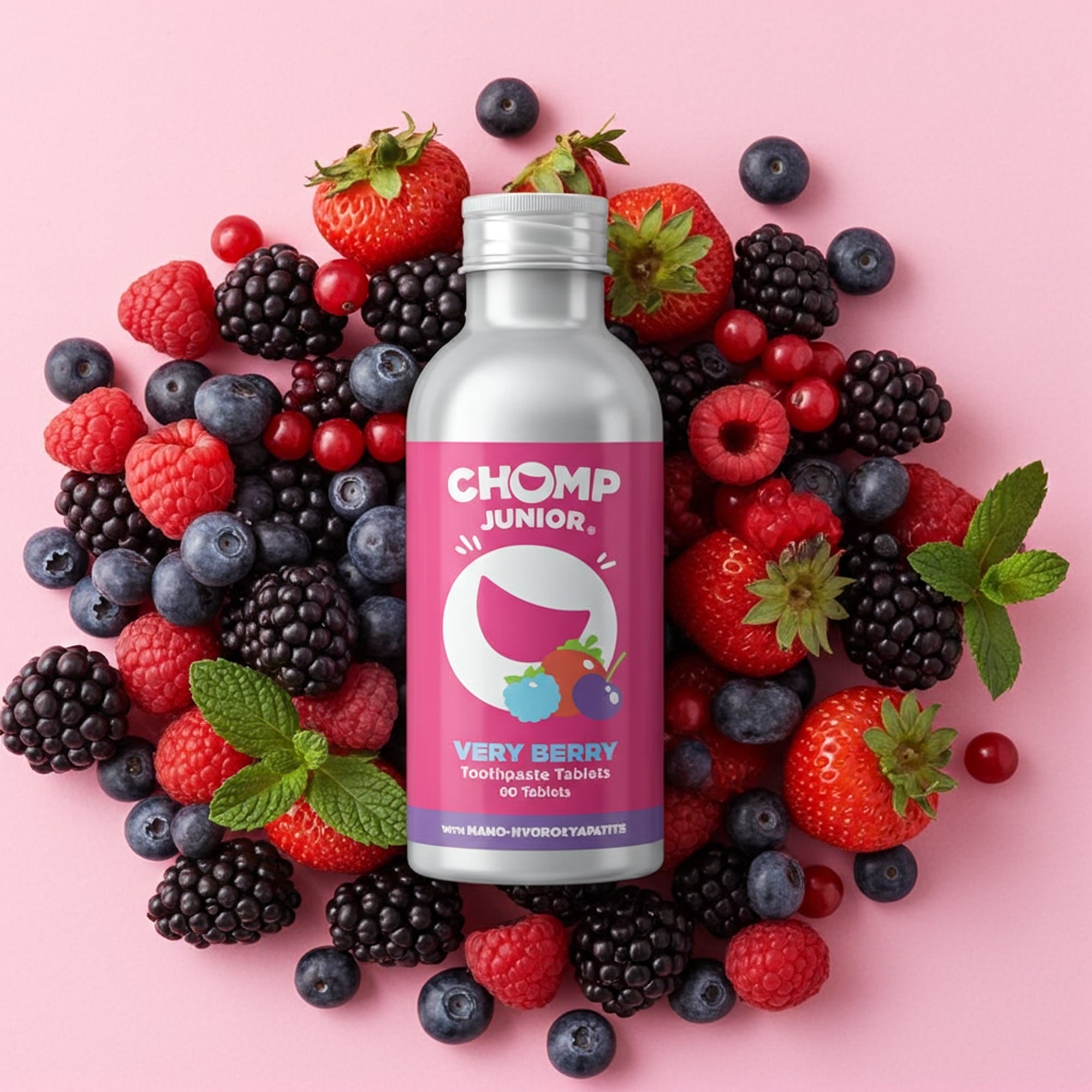 Very Berry Kids NHAP Toothpaste Tablets