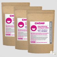 Super Whitening Very Berry NHAP Toothpaste Tablets Refill