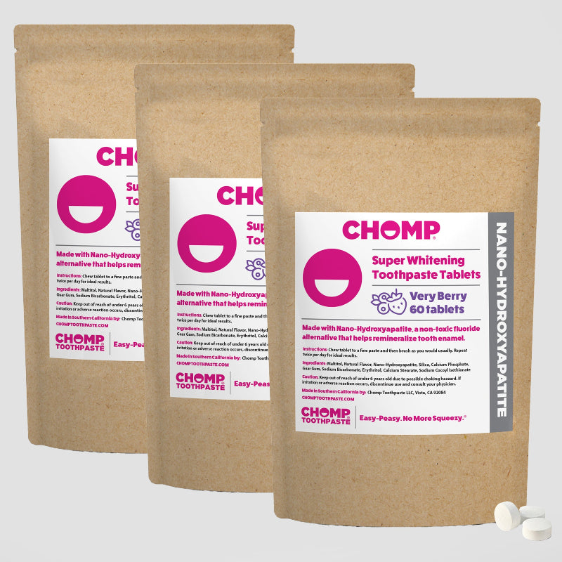 Super Whitening Very Berry NHAP Toothpaste Tablets Refill