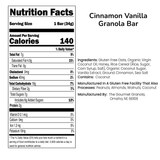 Cinnamon Vanilla Granola Bars