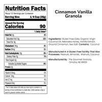 Cinnamon Vanilla Granola