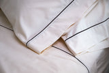Cotton Piping Design Bed Sheet Set