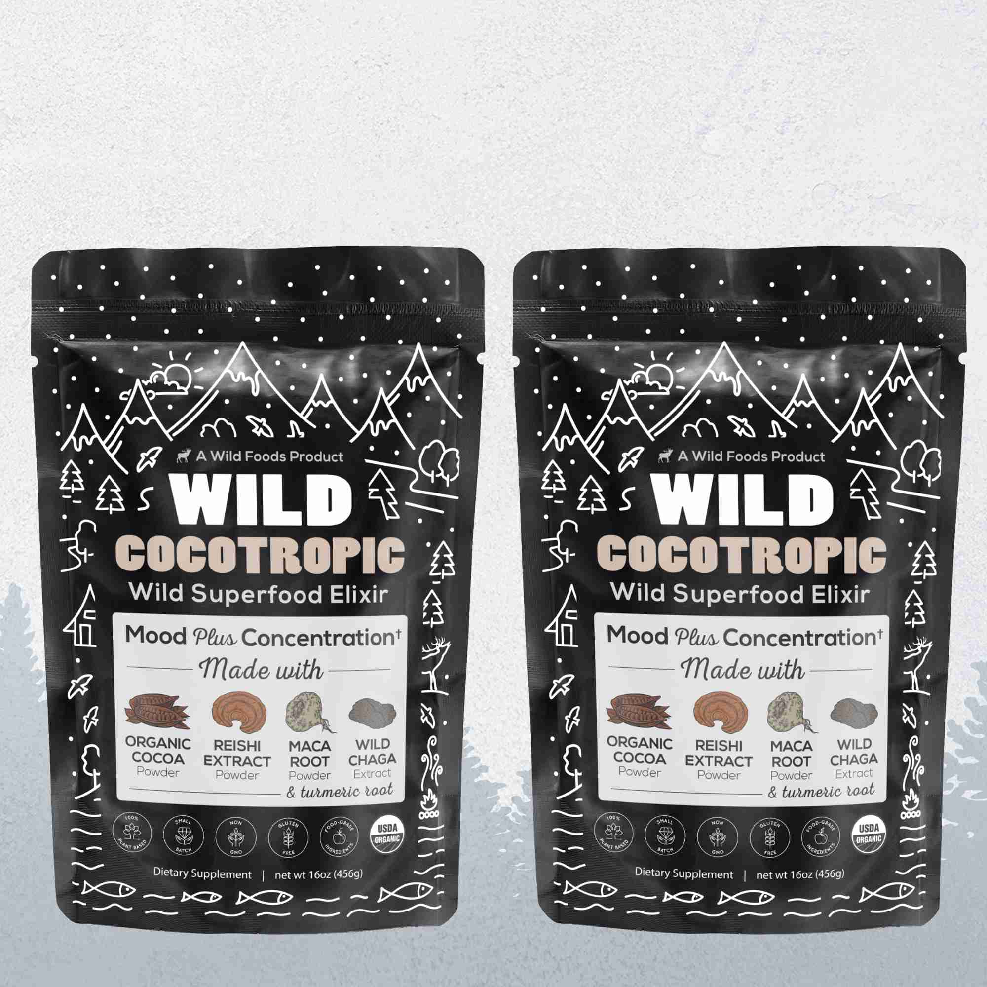 CocoTropic Organic Mushroom Mix for Energy & Focus