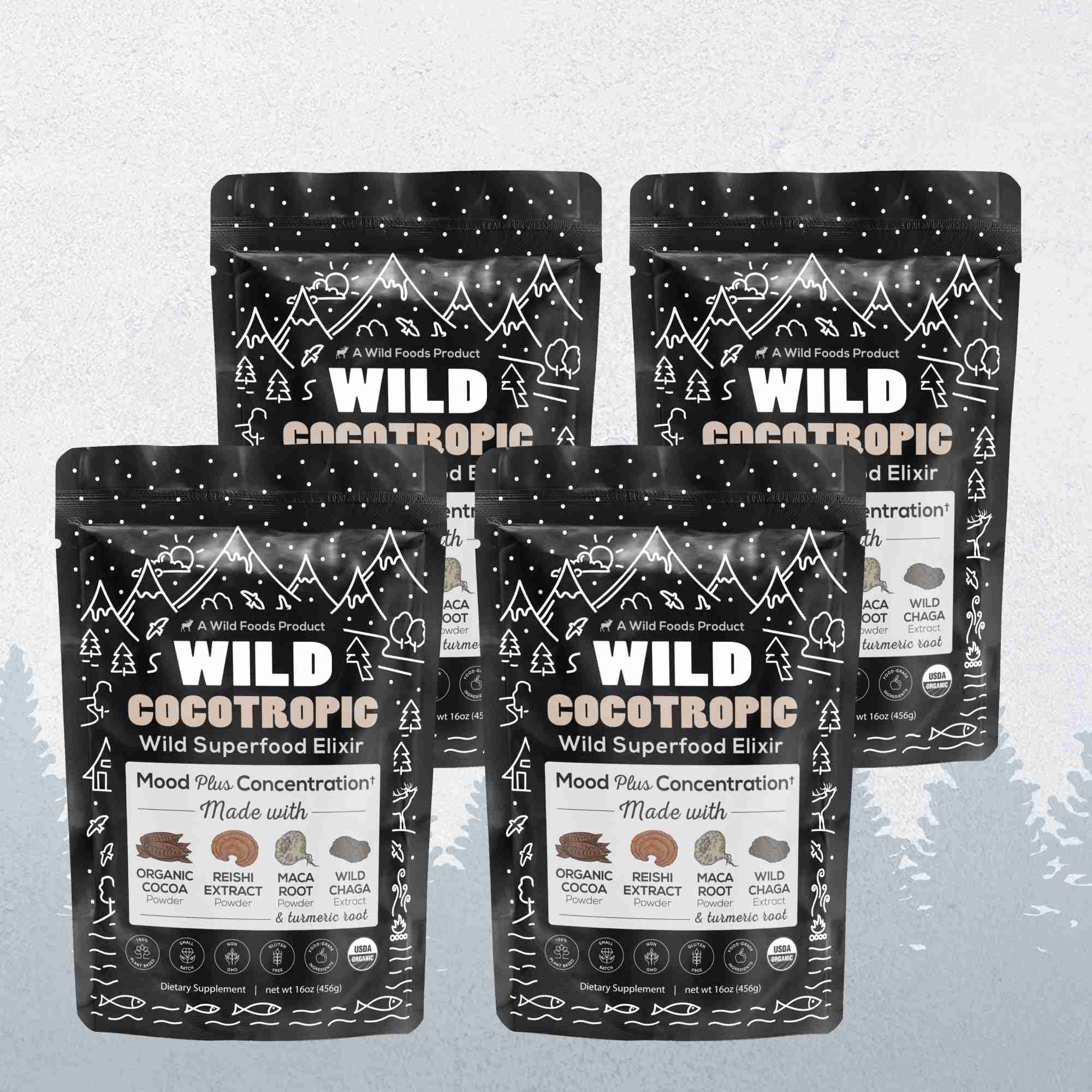 CocoTropic Organic Mushroom Mix for Energy & Focus