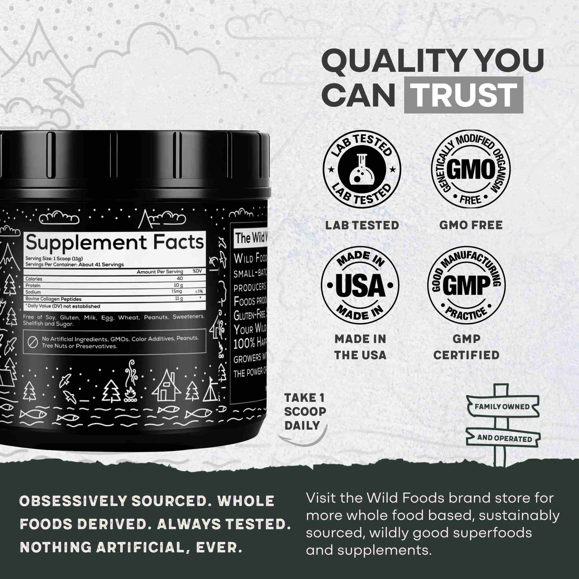 Grass-Fed Collagen Peptides – Skin, Hair & Joint Support