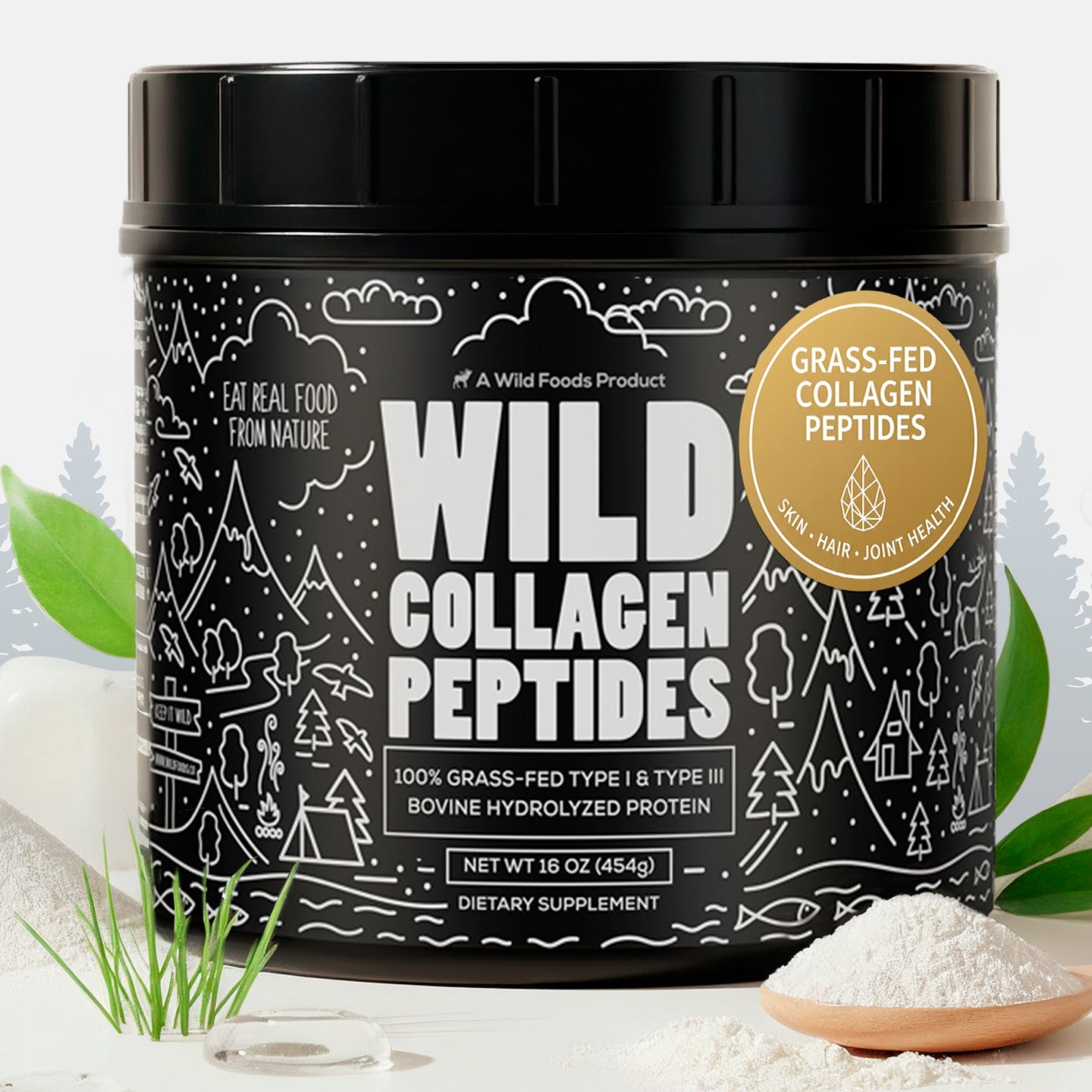 Grass-Fed Collagen Peptides – Skin, Hair & Joint Support