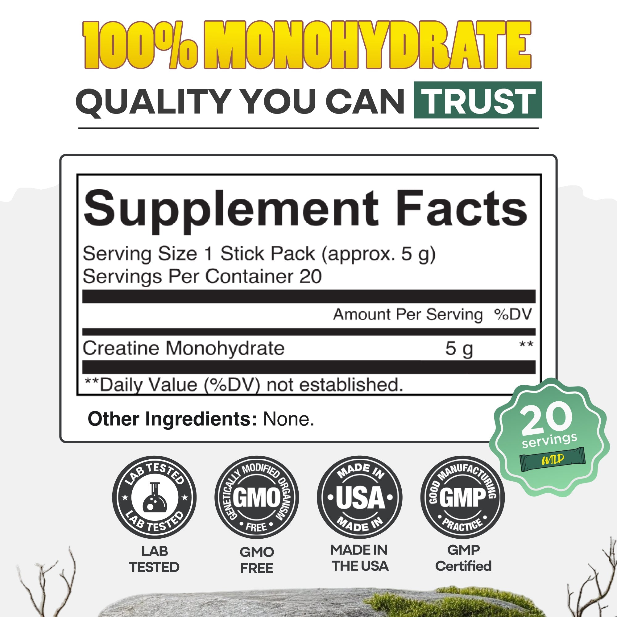 Wild Creatine Monohydrate