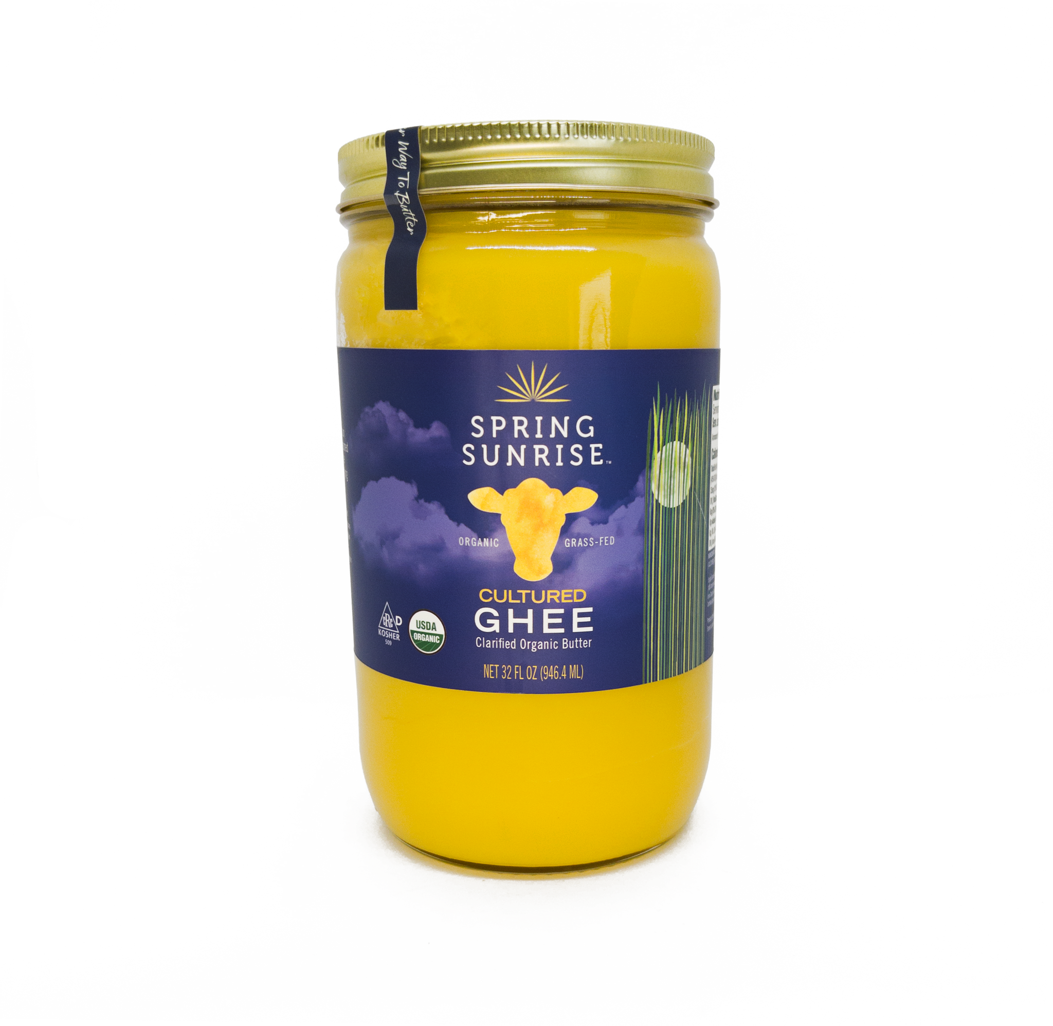 Organic Grass-Fed Cultured Ghee