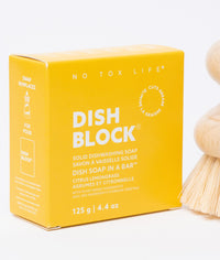 DISH BLOCK® solid dish soap - 4.4 oz (125g) bar - Citrus Lemongrass