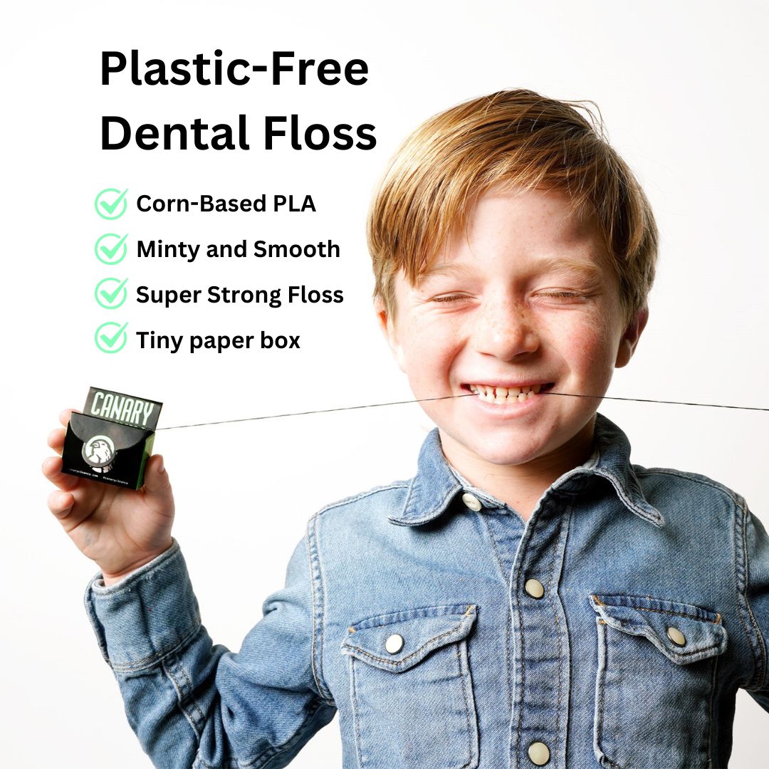 Charcoal Mint Dental Floss - Plastic-Free and Vegan