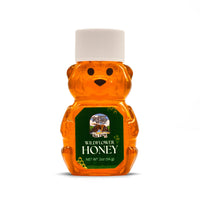 Raw Wildflower Honey Bear