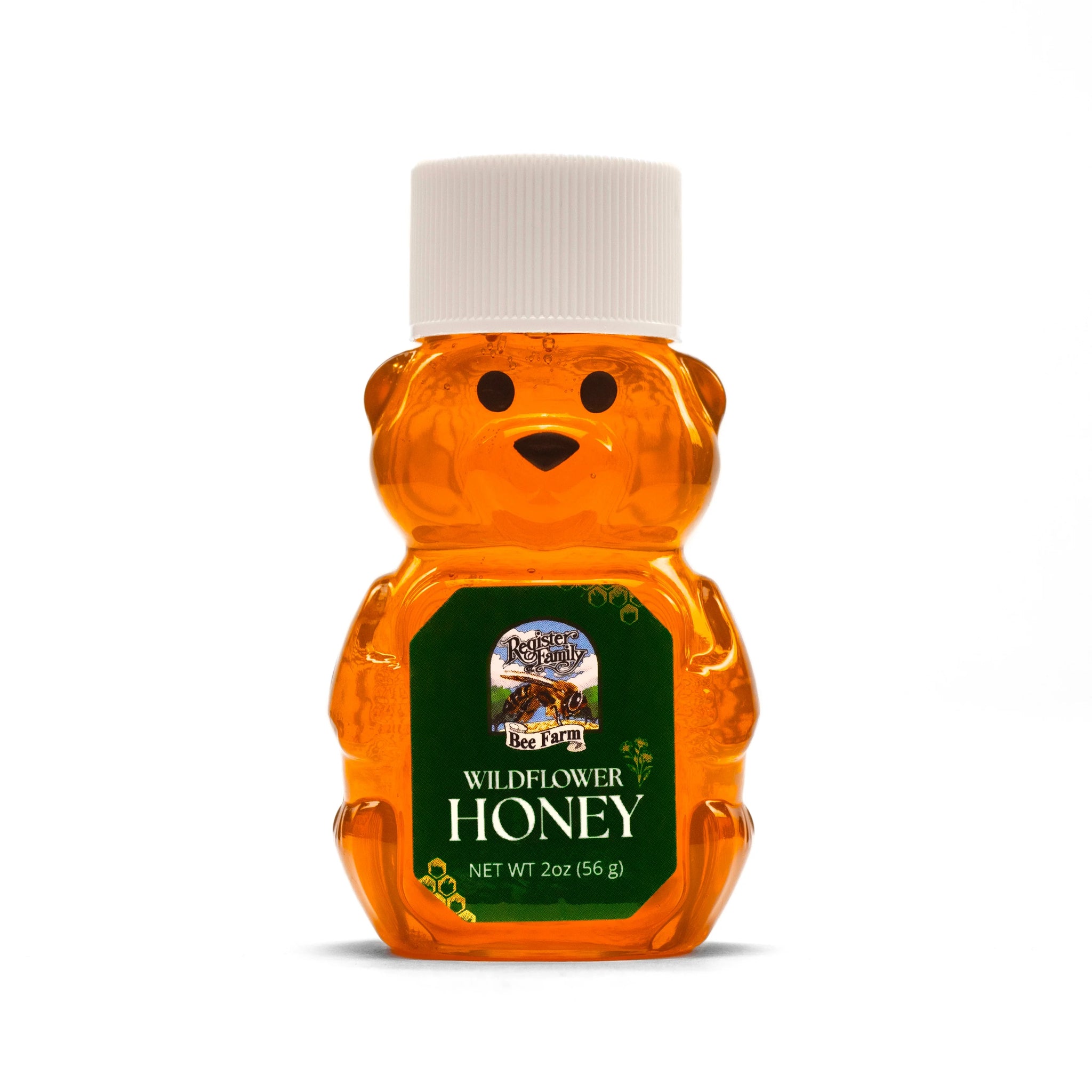 Raw Wildflower Honey Bear