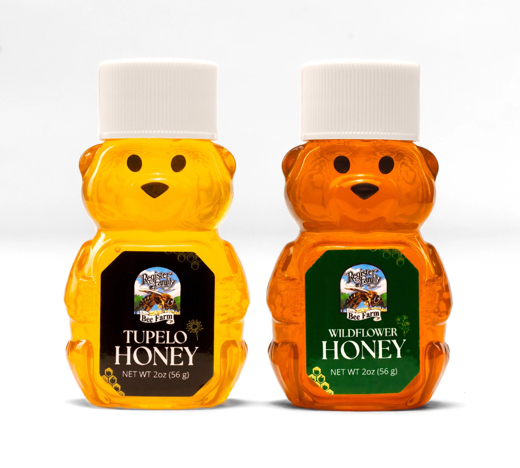 Raw Wildflower Honey Bear