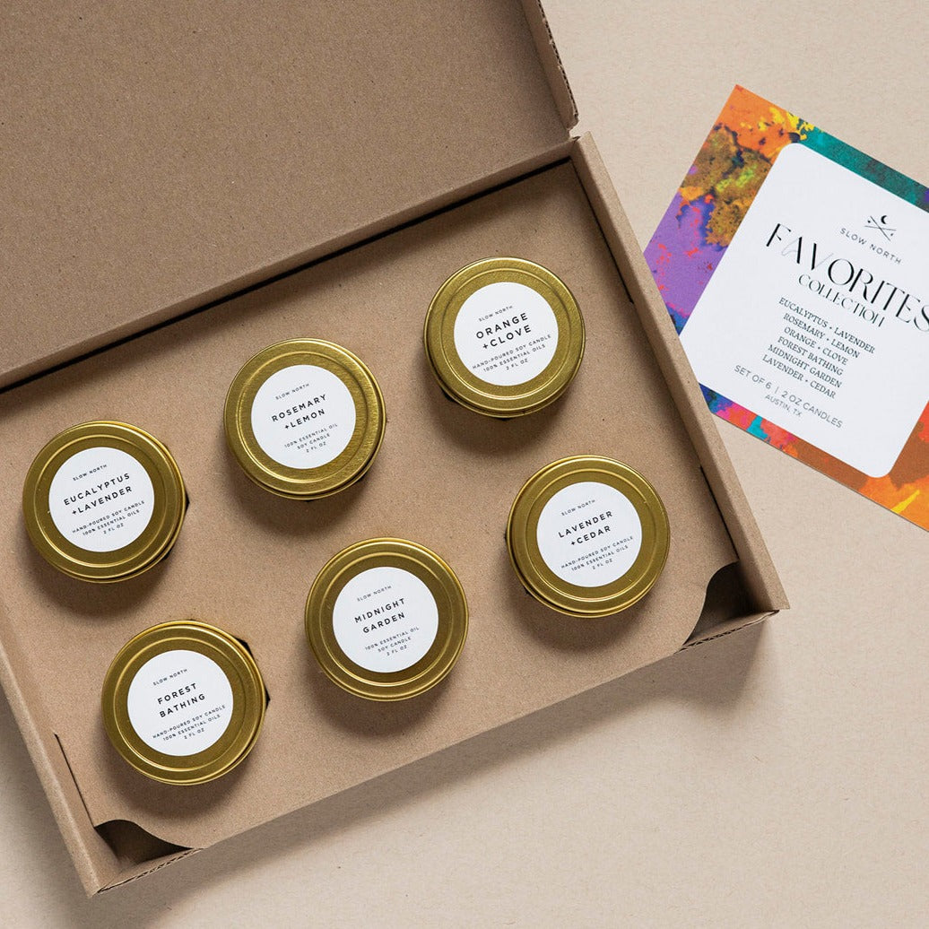 Favorites Collection Soy Wax Candles - 6 Pack