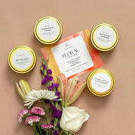 Floral Collection Soy Wax Candles - 4 Pack
