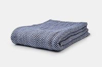 Chevron Pattern Soft Wool Throw Blanket