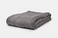 Chevron Pattern Soft Wool Throw Blanket